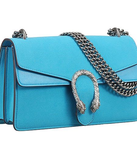 Gucci Dionysus GG Blue Suede With Blue Leather Trim 18927170