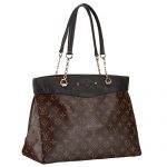 Louis Vuitton Monogram Pallas Shopper Bag Black