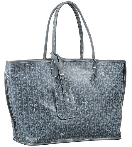 Goyard Anjou Reversible Grey Tote Bag 18927363