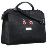 Fendi Peekaboo Selleria Embellished Black Leather Tote  18927307