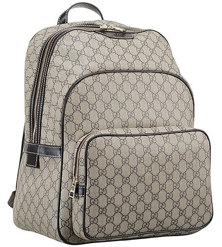 Gucci GG Canvas Backpack Beige/Ebony 607934