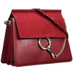 Chloe Faye Red Shoulder Bag