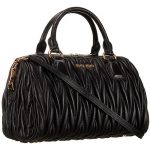 Miu Miu Matelasse Top Handle Large Black
