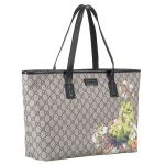 Gucci GG Supreme Canvas Blooms Green Print Tote  18926927