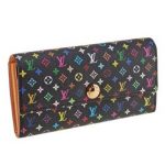Louis Vuitton Sarah Wallet Black Murakami
