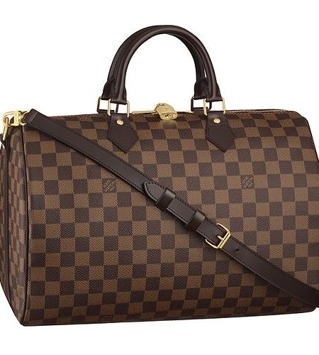 Louis Vuitton Damier Speedy 35 with Shoulder Strap