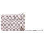 Louis Vuitton Damier Azure Mini iPad Clutch with Hand Strap