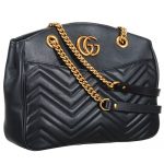 Gucci GG Marmont Matelasse Black Tote 18927494