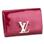 Louis Vuitton Monogram Vernis Neo Sobe Clutch Louise Red