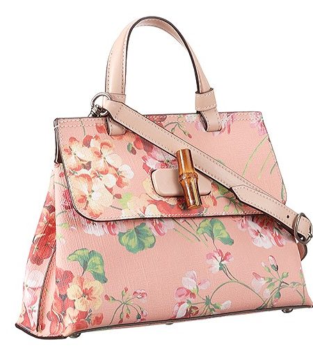 Gucci Bamboo Daily Blooms Bag Blush Pink