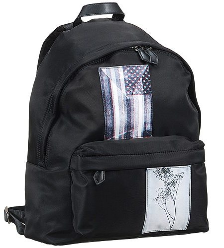 Givenchy Patched Black Canvas Backpack 18927341