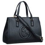 Gucci Soho Black Leather Top Handle Bag 18927118
