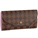 Louis Vuitton Damier Ebene Caissa Wallet Pink