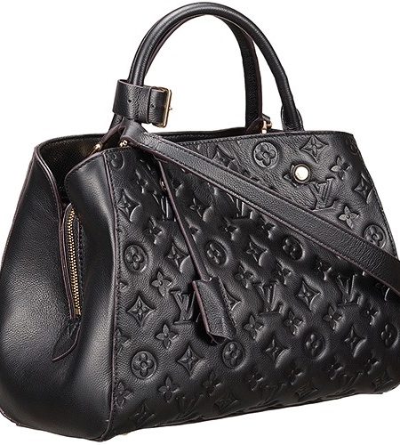 Louis Vuitton Montaigne Empreinte MM Black 607509