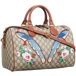 Gucci Boston Bag Garden Souvenir Birds And Flower Detail 18927470