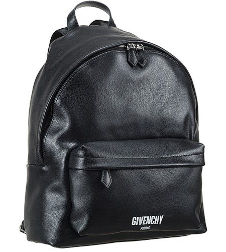 Givenchy Logo Black Leather Backpack 18927345