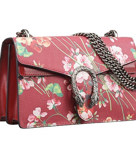 Gucci Dionysus Blooms Cerise Leather Small Bag 18926793