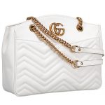Gucci GG Marmont Matelasse White Tote 18927495