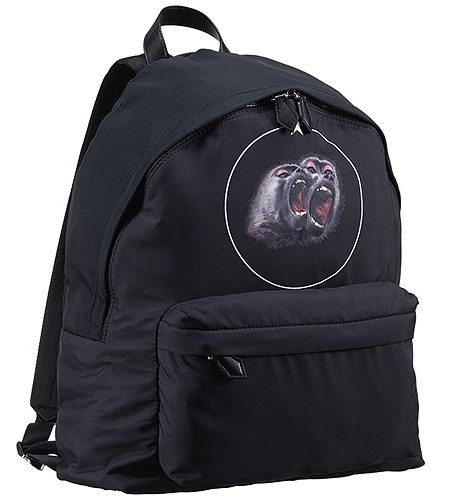 Givenchy Monkey Brothers Black Canvas Backpack 18927343