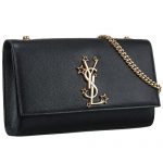 Saint Laurent Metallic Stars Logo Chain Shoulder Black Bag  18927398