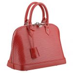 Louis Vuitton Alma MM Epi Leather Red