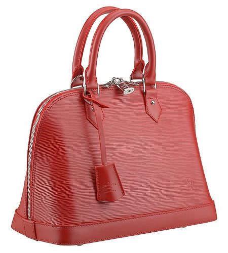 Louis Vuitton Alma MM Epi Leather Red