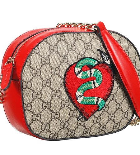 Gucci Limited Edition Mini Chain Bag Heart Snake Detail 18927478