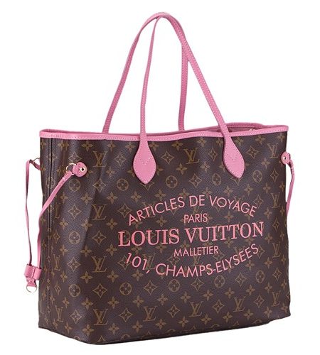 Louis Vuitton Monogram Neverfull GM Rose Velours