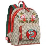 Gucci Limited Edition Backpack Garden Souvenir Floer Heart And Snake Detail 18927490