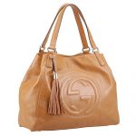 Gucci Soho Medium Shoulder Bag Dark Tan