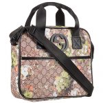 Gucci GG Supreme Blooms Green Print Light Duffle Bag 18926983