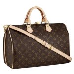 Louis Vuitton Monogram Speedy 35 with Shoulder Strap