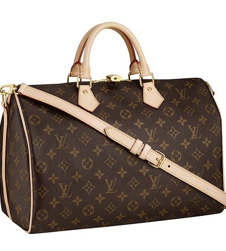 Louis Vuitton Monogram Speedy 35 with Shoulder Strap