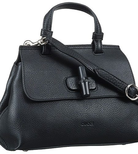 Gucci Bamboo Daily Small Black Bag