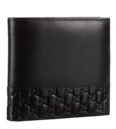 Gucci Bi-Fold Wallet With Microguccissima Detail