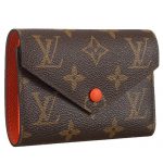 Louis Vuitton Monogram Canvas Compact Curieuse Wallet Orange 18926999