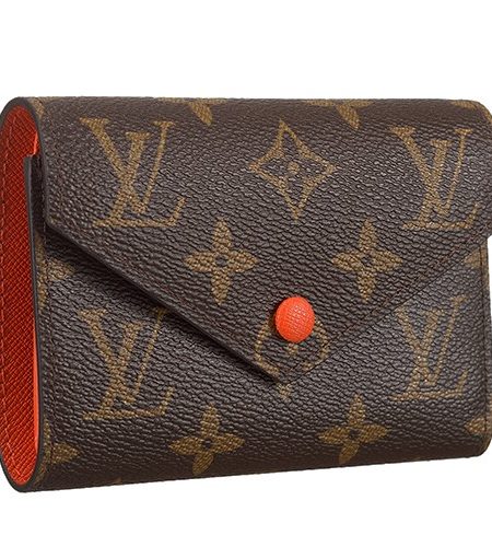 Louis Vuitton Monogram Canvas Compact Curieuse Wallet Orange 18926999