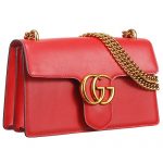Gucci GG Marmont Chain Shoulder Strap Red Bag 18927194