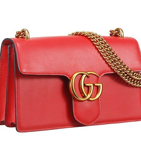 Gucci GG Marmont Chain Shoulder Strap Red Bag 18927194
