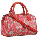 Gucci Tian GG Supreme Boston Bag With Red Leather Trim 18927110