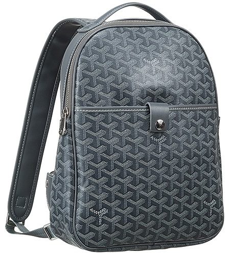 Goyard Chevron Grey Backpack 18927367