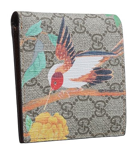 Gucci Tian GG Supreme Canvas Card Case 18927132