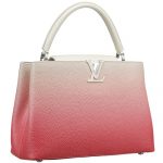 Louis Vuitton Capucines MM Gradient Pink Leather Bag 18927407
