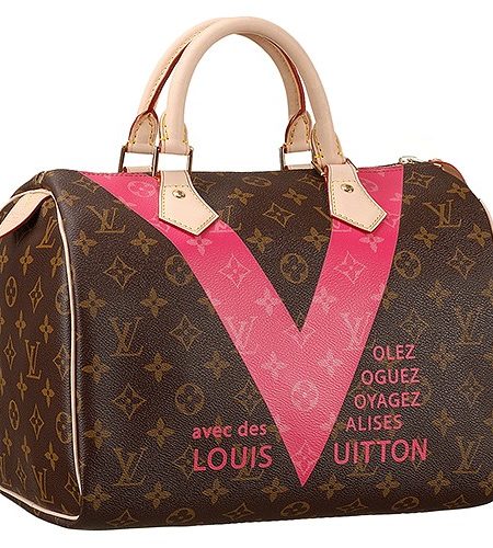 Louis Vuitton Speedy 30 Monogram V Pink