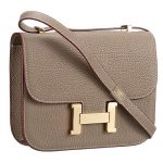 Hermes Constance Khaki with Golden Buckle