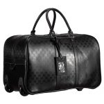 Gucci GG Supreme Black Wheeled Suitcase 18926975