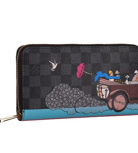 Louis Vuitton Damier Graphite Evasion Zippy Wallet