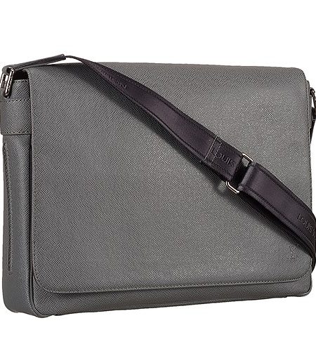 Louis Vuitton Roman MM Taiga Leather Glacier