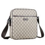Gucci Canvas Overall Small Messenger Bag Beige