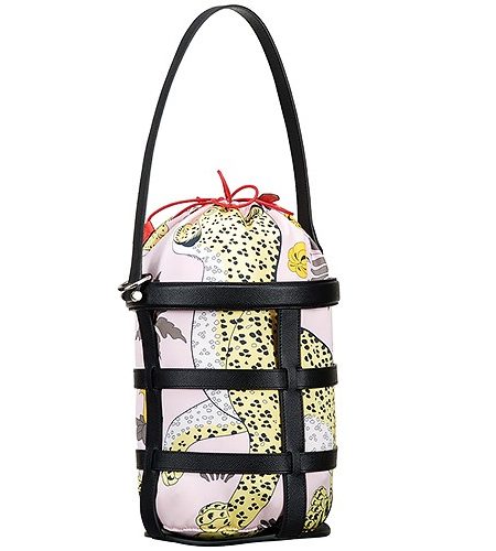 Hermes Musardine Silk And Leather Bag Black 18927519